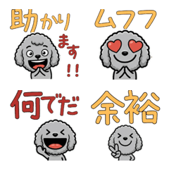 ทอยพุดเดิ้ลสีเงิน 3rd มีคำ