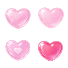 Jelly Heart Emoji  Deco Filled Jelly