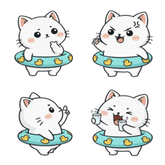 Tube Cat 5 TUBI 可愛圓潤表情符號