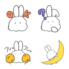 Mokomoko Bunny-Chill Daily stickers