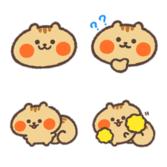 Relaxed squirrel emoji