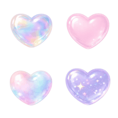 Jelly Heart Emoji  Glossy Sparkle