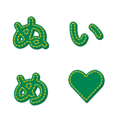 Handmade Stitch Letter Emoji DIY 022