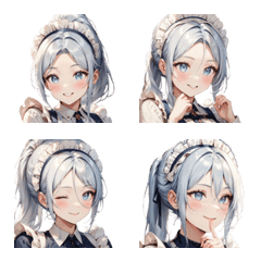 Too-Beautiful Maid Emoji