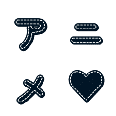 움직이는 스티치 데코모지 문자 023