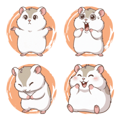 ขบวนพาเหรดแสดงอารมณ์ของแฮมสเตอร์ (สีส้ม)