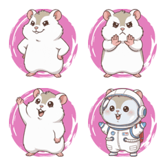 ขบวนพาเหรดแสดงอารมณ์ของแฮมสเตอร์(สีชมพู)