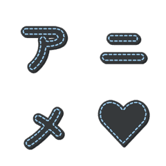 อักษรปักดุ๊กดิ๊ก Letter Emoji 029