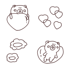 「シンプルなくまさん♡」