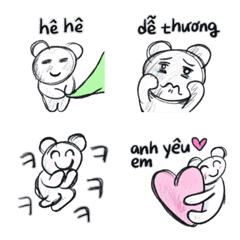 내맘대로 그린 곰돌이(베트남어)