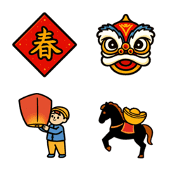 Cute!New Year's patterns