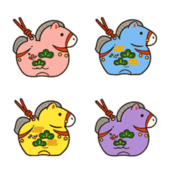 40Colors Horse Year mascot