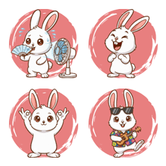 สมุดบันทึกอารมณ์ของกระต่าย (สีแดง)