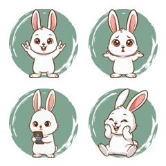 สมุดบันทึกอารมณ์ของกระต่าย (สีเขียว)