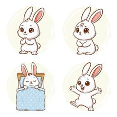 Rabbit's Mood Diary (Beige)