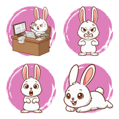 Rabbit's Mood Diary (Pink)