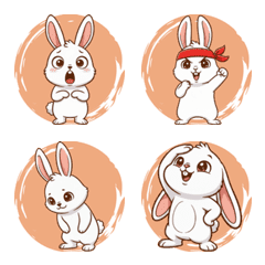 兔兔心情日記 (橘色)