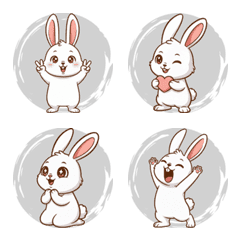 Rabbit's Mood Diary (Gray)