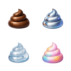 อึ 3D (34 แบบ)