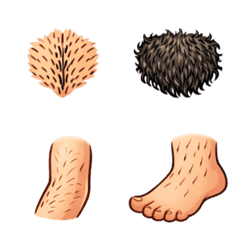 ขนตามร่างกาย