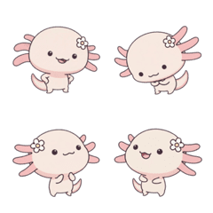 HOLU 溫柔六角蠑螈表情符號 v2