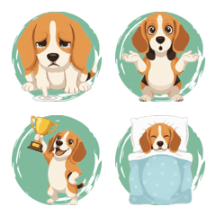 Beagle's Expressive Life (Green)