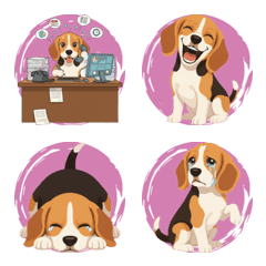 Beagle's Expressive Life (Pink)