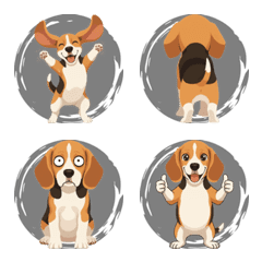 Beagle's Expressive Life (Black)