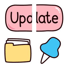 Topic Working Cute Emoji (Eng)