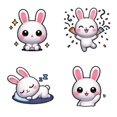 The White Rabbit's daily expressions