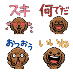 Moving Message Poodle 4th