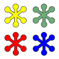 asterisk emoji colorful 2