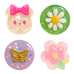 Cute plump decorated emojis13