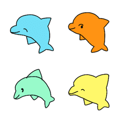 Dolphin emojis with subtle differences