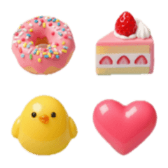 miniature cute food animals