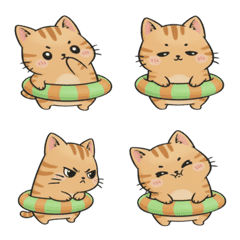 Tube Cat 5 Second Chibi Cute Emoji