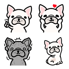 White French Bulldog Emoji