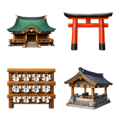 ศาลเจ้าญี่ปุ่น! 3D