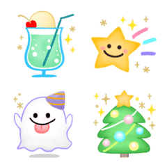 ずっと使える♡ふんわり絵文字