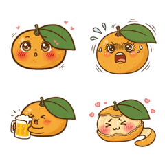 cute orange Emoji 2