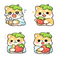 Leaf Hat Hamster Mogu Berry Mood