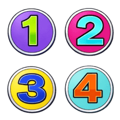 Pop Color : Emoji Numbers