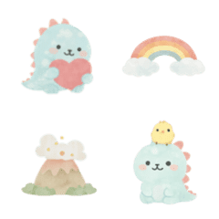 อีโมจิไดโนเสาร์สุดน่ารัก