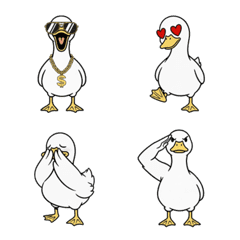 귀여운 오리 이모지