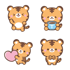 まんまるオレンジトラさんの絵文字１