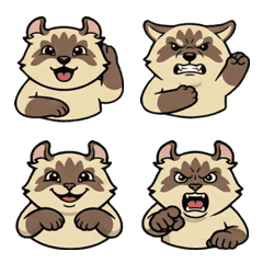 สติกเกอร์ขยับได้ แมวอเมริกันเคิร์ล  14th