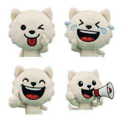 Plush Polar Bear Sticker 7th