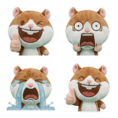 Plush Hamster Sticker 7th