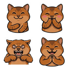 สติกเกอร์ขยับได้ แมวอะบิสซิเนียน  14th