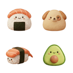 Rice balls and sushi